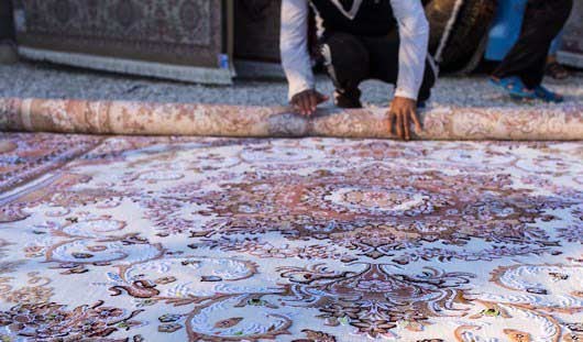 روش اصولی لول کردن قالی در قالیشویی دزاشیب